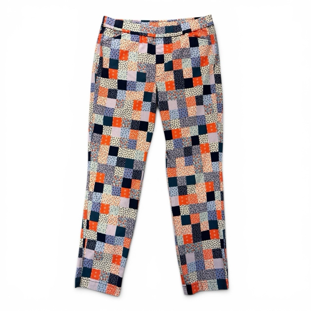 Lands End Patchwork Pull On Crop Pants 8T Art Teacher Grandmacore Floral